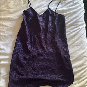 Elegant Purple Slip Dress